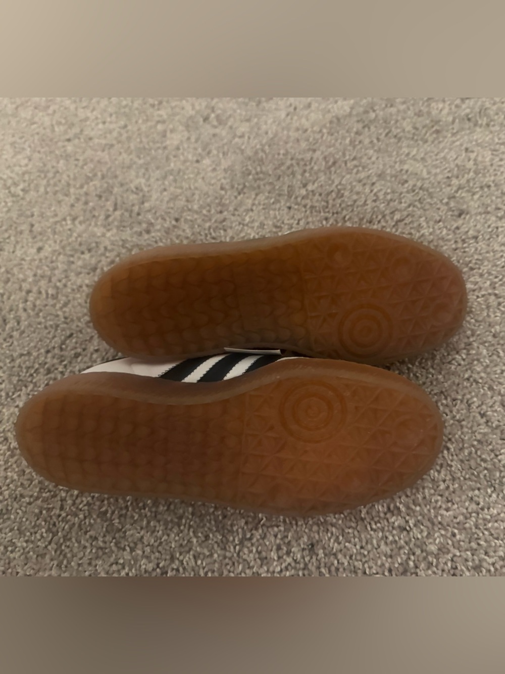 Adidas White and Black Sambae Sneakers - Picture 5 of 6